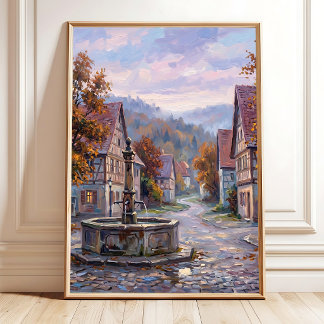 Lienzo de Arte de Pared Amanecer Campestre Impresi