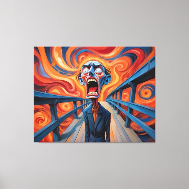 Lienzo de arte emocional, decoración de pared, gal (Anverso)