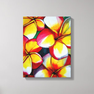 Lienzo de arte Frangipani Rosa por Sacha Grossel A