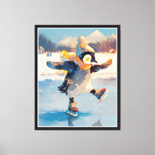 Lienzo de Arte para Pared de Guardería de Invierno