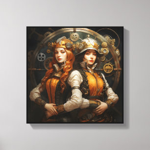 Lienzo de arte zodiacal de Géminis