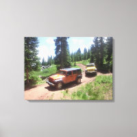 Lienzo de aventura Jeep rubicon