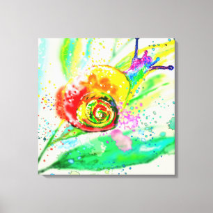 Lienzo de caracol arcoíris - Pintura