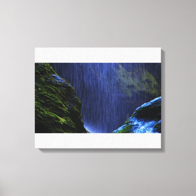 lienzo de cascada de puente natural (Anverso)