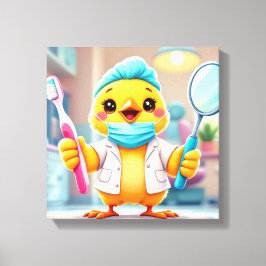 Lienzo de Chick Dentista