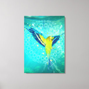 Lienzo De cielo a tierra - tela envuelta