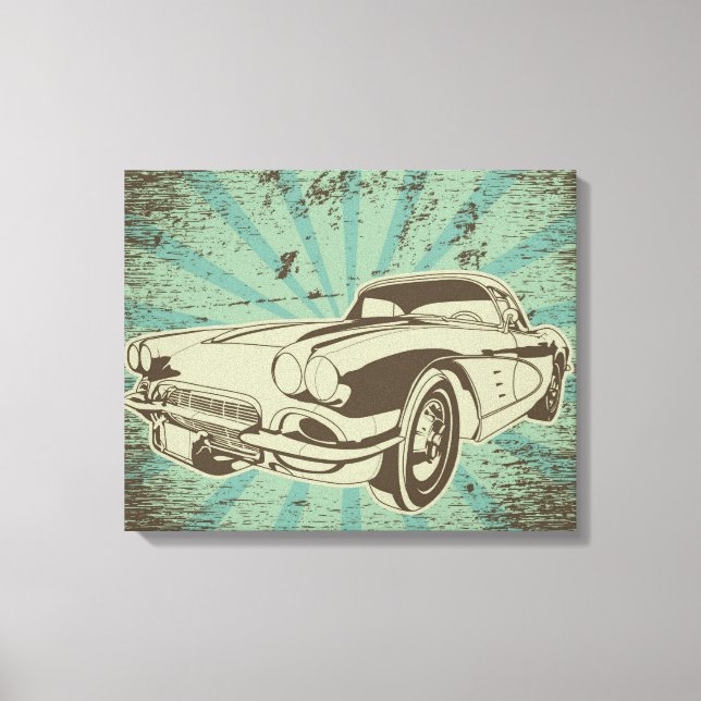 Lienzo de coches del abuelo (Anverso)