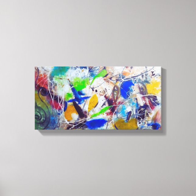 Lienzo de Colores Abstractos  (Anverso)