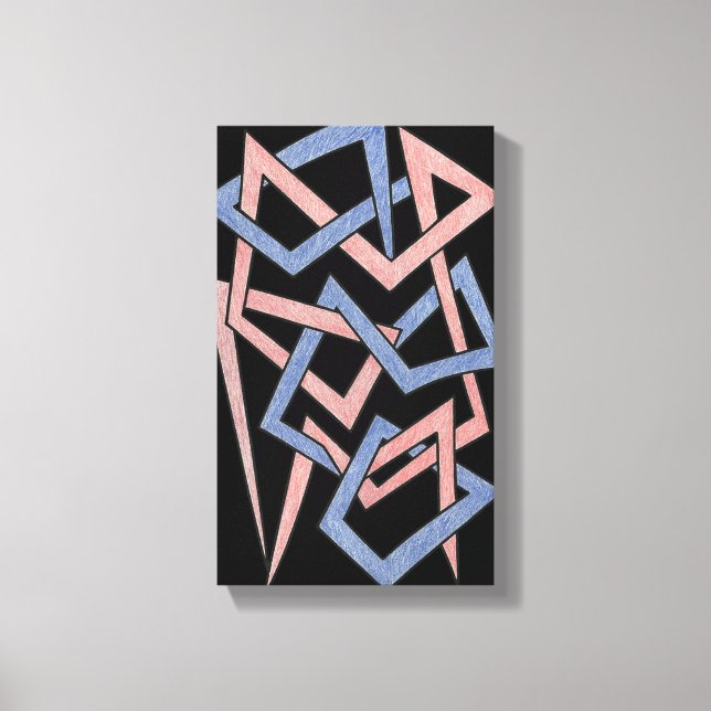 Lienzo de Colores Retorcidos (Anverso)
