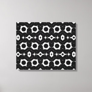 lienzo de diseño clásico en blanco y negro
