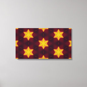 Lienzo de Estrellas Doradas