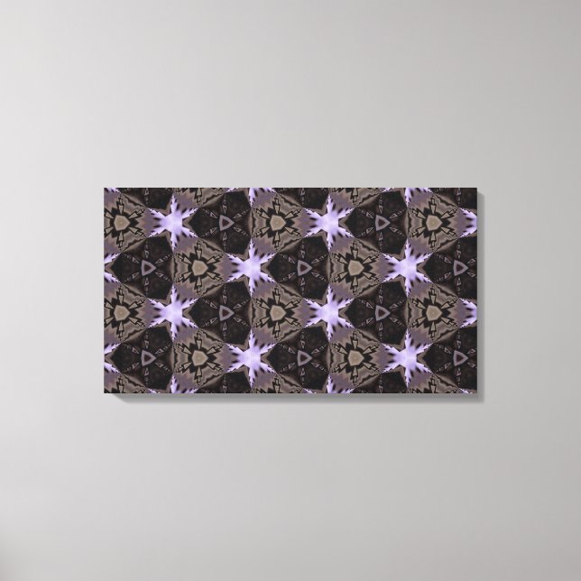 Lienzo de estrellas moradas (Anverso)