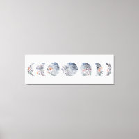 Lienzo de Fase Floral Moon