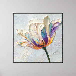 Lienzo de Flor Abstracta Prism Bloom