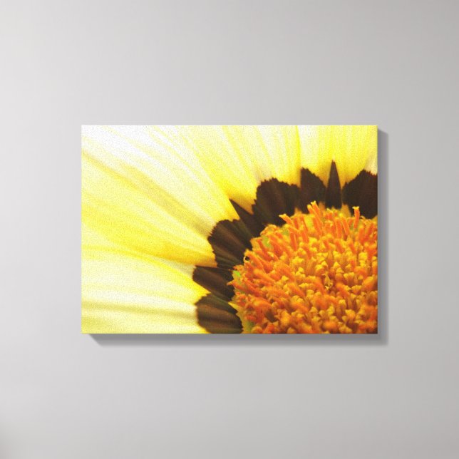 Lienzo de flores amarillas (Anverso)