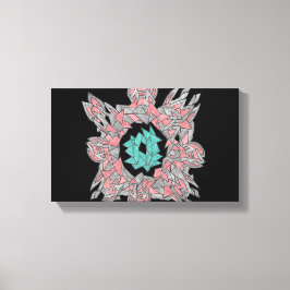 Lienzo de Flujo Abstracto Geométrico