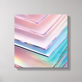 Lienzo de fondo holográfico pastel
