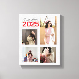 Lienzo de fotos de graduación de personalizado