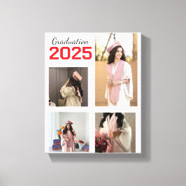 Lienzo de fotos de graduación de personalizado