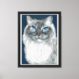 Lienzo de gato siberiano 