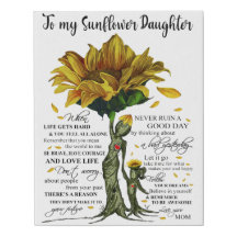 A mi hija del girasol