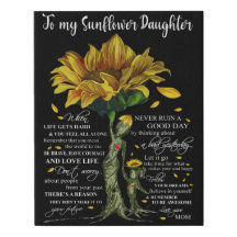 A mi hija del girasol