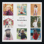 Lienzo De Imitación Abuelo Ama Collage de fotos Crea tu propio<br><div class="desc">Collage de fotos de lienzo Faux Personalizado Crea un regalo reconfortante que los abuelos apreciarán para siempre con nuestro Collage de fotos de tela Faux Personalizado. Este regalo bellamente hecho te permite convertir 8 de tus fotos familiares favoritas en un único keepsake, celebrando el vínculo especial entre los seres queridos....</div>