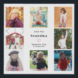 Lienzo De Imitación Abuelo Ama Collage de fotos Crea tu propio<br><div class="desc">Collage de fotos de lienzo Faux Personalizado Crea un regalo reconfortante que los abuelos apreciarán para siempre con nuestro Collage de fotos de tela Faux Personalizado. Este regalo bellamente hecho te permite convertir 8 de tus fotos familiares favoritas en un único keepsake, celebrando el vínculo especial entre los seres queridos....</div>