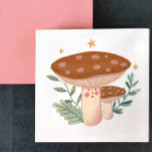 Lienzo De Imitación Acuarela Pequeño champiñón rojo<br><div class="desc">Watercolor Little Mushroom</div>