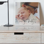 Lienzo De Imitación Ama a tu papi Script Corazón Motif Foto Personaliz<br><div class="desc">Te Amas Papi Script Heart Motif Foto Personalizado. Un regalo para papá estará orgulloso de mostrar,  simplemente reemplace la foto de muestra con la suya que está encima de la tipografía set Love You Daddy con artsy heart motif.</div>