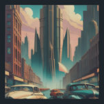 Lienzo De Imitación Art Deco Metropolis<br><div class="desc">Art Deco Metropolis</div>