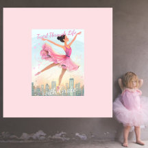 Bailarina caprichosa dando vueltas con gracia sobr