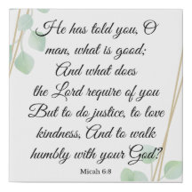 Camina humildemente con tu Dios