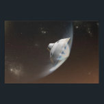 Lienzo De Imitación Cápsula de aeródromo de Marte Science Laboratory 2<br><div class="desc">Concepto de artista que representa la interacción de la nave espacial del Laboratorio Científico de Marte con la atmósfera superior de Marte durante la entrada, descenso y aterrizaje de la resaca de curiosidad en la superficie marciana. En esta escena, la fricción con la atmósfera marciana está frenando el descenso de...</div>