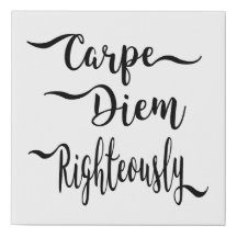 Carpe Diem Correctamente Canvas