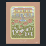 Lienzo De Imitación Chicas Gilmore | El restaurante Dragonfly Inn & Re<br><div class="desc">El Dragonfly Inn ofrece un ilustracion elegante con el emblemático establecimiento de tipo alojamiento y desayuno. Rodeado de flores florecientes y de la encantadora fachada de la posada, este diseño es perfecto para una amplia gama de productos. Es la manera perfecta de celebrar la hospitalidad y el corazón de Stars...</div>