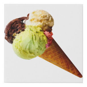 Lienzo De Imitación chocolatina de helado de SlipperyJoe's Ice Cream C