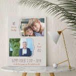 Lienzo De Imitación Cita del Día del Padre Corchete de Curly Corchete<br><div class="desc">Crea tu propio lienzo fotográfico para el Día del Padre (editable para cualquier ocasión). El diseño moderno cuenta con 2 de sus fotos favoritas, con forma y enmarcadas con corchetes decorativos en curry, tipografía de tipografía delgada y escritura manual informal. La frase dice "Somos tan afortunados de tenerte tú" y...</div>