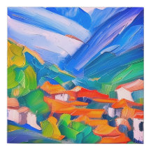 Ciudad montañosa de los Pirineos