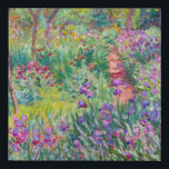 Lienzo De Imitación Claude Monet - El jardín del Iris en Giverny<br><div class="desc">El Jardín Iris de Giverny / El Jardín del Artista en Giverny - Claude Monet,  1899-1900</div>