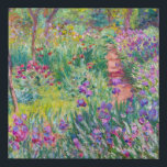 Lienzo De Imitación Claude Monet - El jardín del Iris en Giverny<br><div class="desc">El Jardín Iris de Giverny / El Jardín del Artista en Giverny - Claude Monet,  1899-1900</div>