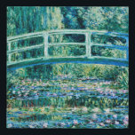 Lienzo De Imitación Claude Monet - Nieves Y Puente Japonés<br><div class="desc">Claude Monet - Lilies De Agua Y Puente Japonés (1899)</div>
