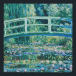 Lienzo De Imitación Claude Monet - Nieves Y Puente Japonés<br><div class="desc">Claude Monet - Lilies De Agua Y Puente Japonés (1899)</div>