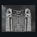 Lienzo De Imitación Cleveland Art Deco Bridge Estatua Faux Canvas Prin<br><div class="desc">Estatua del Puente de Cleveland Art Deco</div>