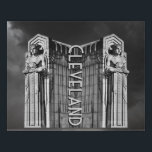 Lienzo De Imitación Cleveland Art Deco Bridge Estatua Faux Canvas Prin<br><div class="desc">Estatua del Puente de Cleveland Art Deco</div>