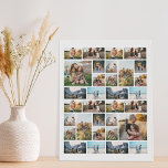 Lienzo De Imitación Collage de fotos 32 personalizado<br><div class="desc">Crear su propio lienzo de 32 Collages de fotos personalizado</div>