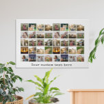 Lienzo De Imitación Collage de fotos 40 personalizado<br><div class="desc">Crear su propia impresión personalizada de lienzo de 40 Collages de fotos</div>