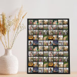 Lienzo De Imitación Collage de fotos 80 personalizado<br><div class="desc">Crear su propia impresión personalizada de 80 Collages de fotos en lienzo falso</div>