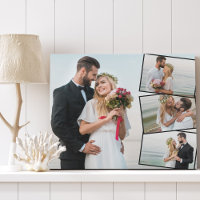Collage de fotos boda 4 con ZigZag vertical