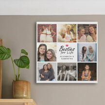 Collage de fotos De Amigos De Bestis For Life Scri